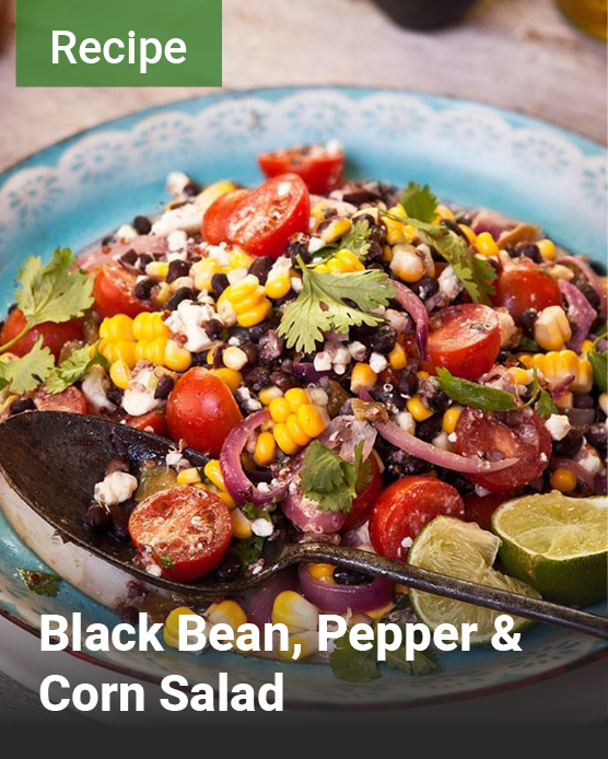 Black Bean, Pepper & Corn Salad San Antonio Food Bank