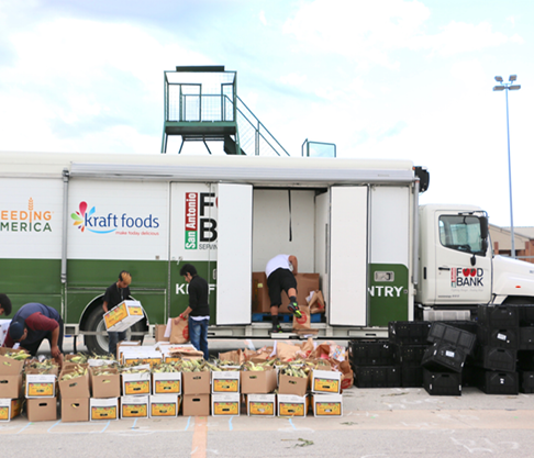 Mobile Pantry San Antonio Food Bank