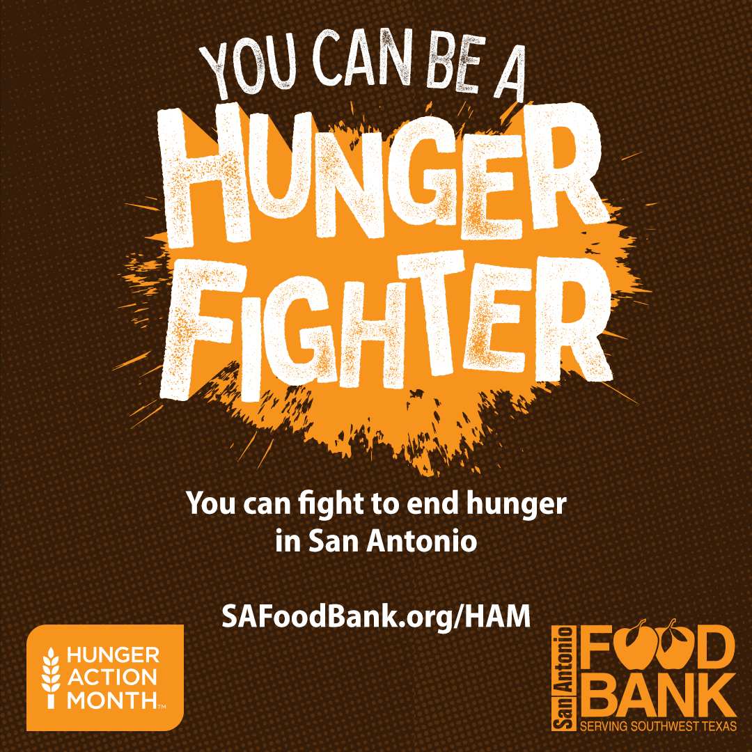 Hunger Action Month Square SAFB San Antonio Food Bank