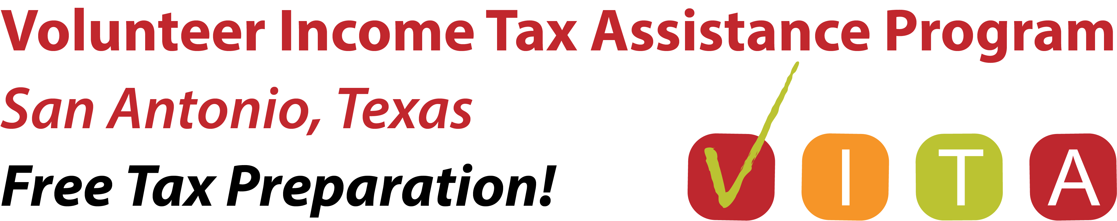 Volunteer Income Tax Assistance Program - San Antonio, Texas - Free Tax Preparation